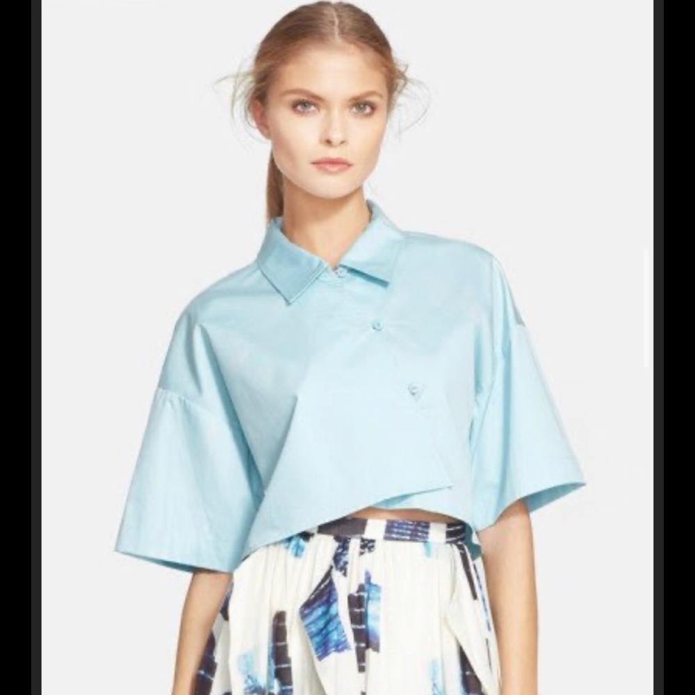 *Rare* Tibi ‘Oki’ shorts in ivory / multi color - Picture 6 of 9